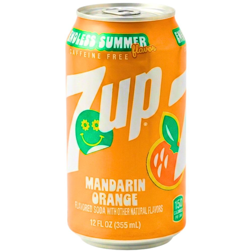 7UP Mandarin Orange - 355mL | Candy Funhouse US