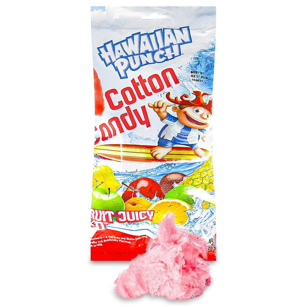Hawaiian Punch Cotton Candy - 3.1oz | Candy Funhouse