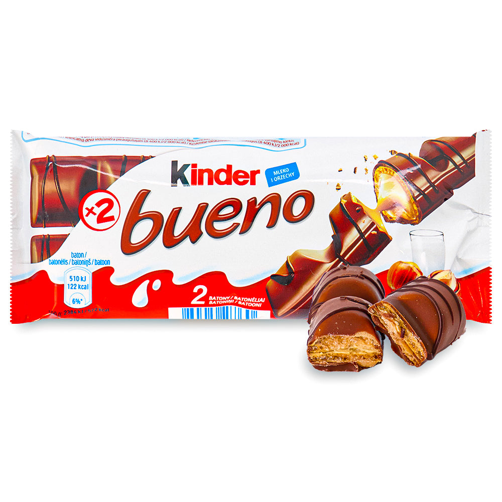 Kinder Bueno Chocolate Bar  Candy Funhouse – Candy Funhouse US