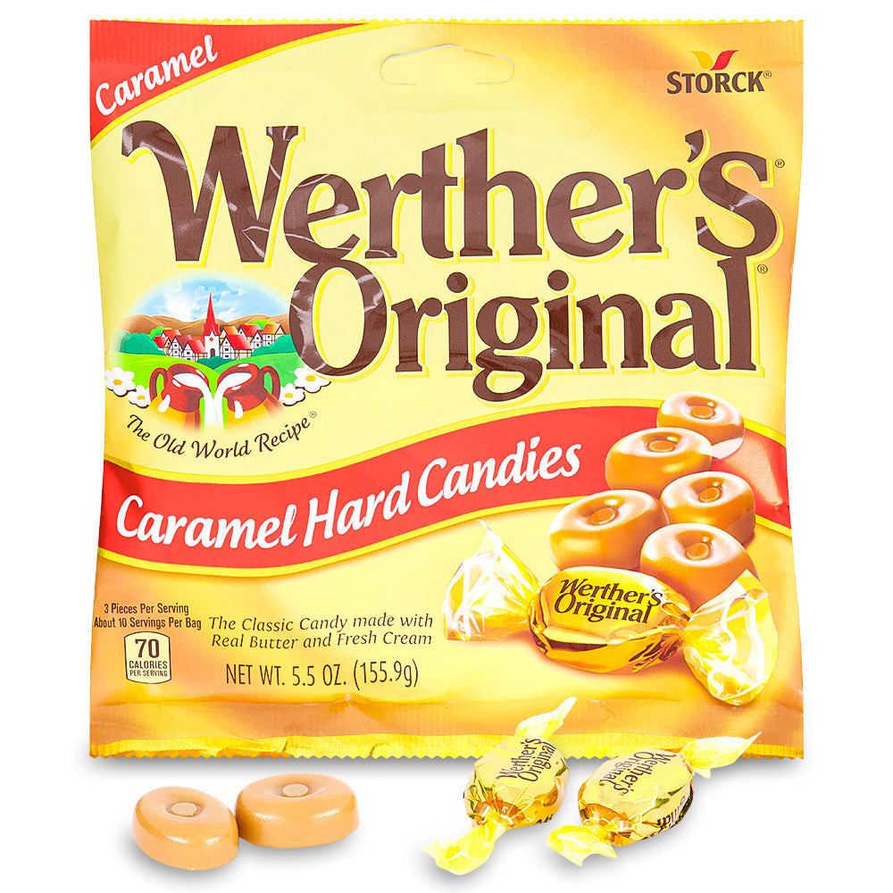 Werther's Original Caramel Hard Candies - 5.5oz | Candy Funhouse