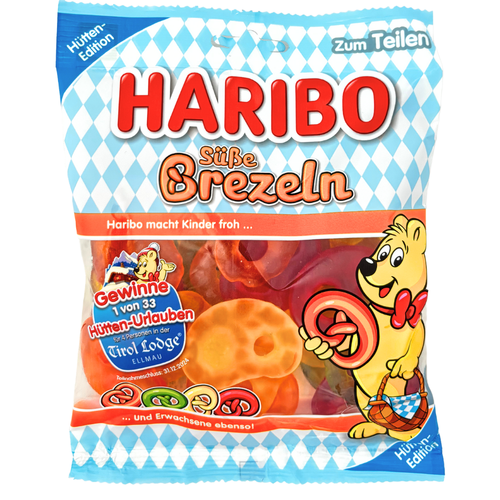 Haribo Sweet Pretzel (German) - 175g | Candy Funhouse – Candy Funhouse US, image size:1000x1000