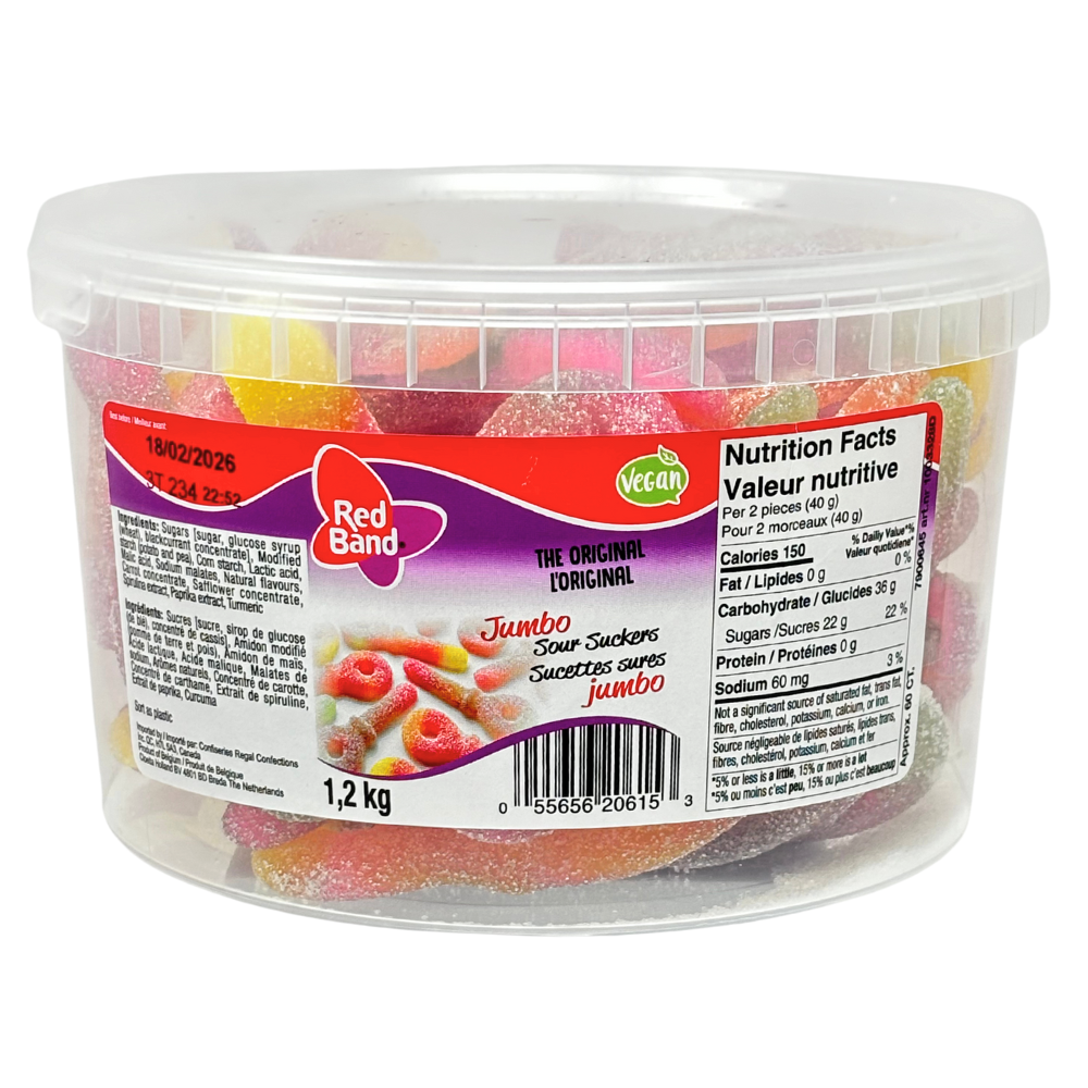 Koala Jumbo Sour Suckers Gummy Candy | Candy Funhouse – Candy