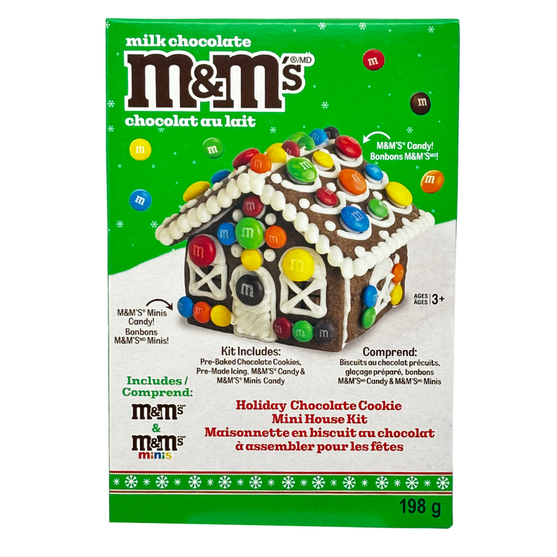 M&M's Mini Chocolate Cookie House Kit - 198g