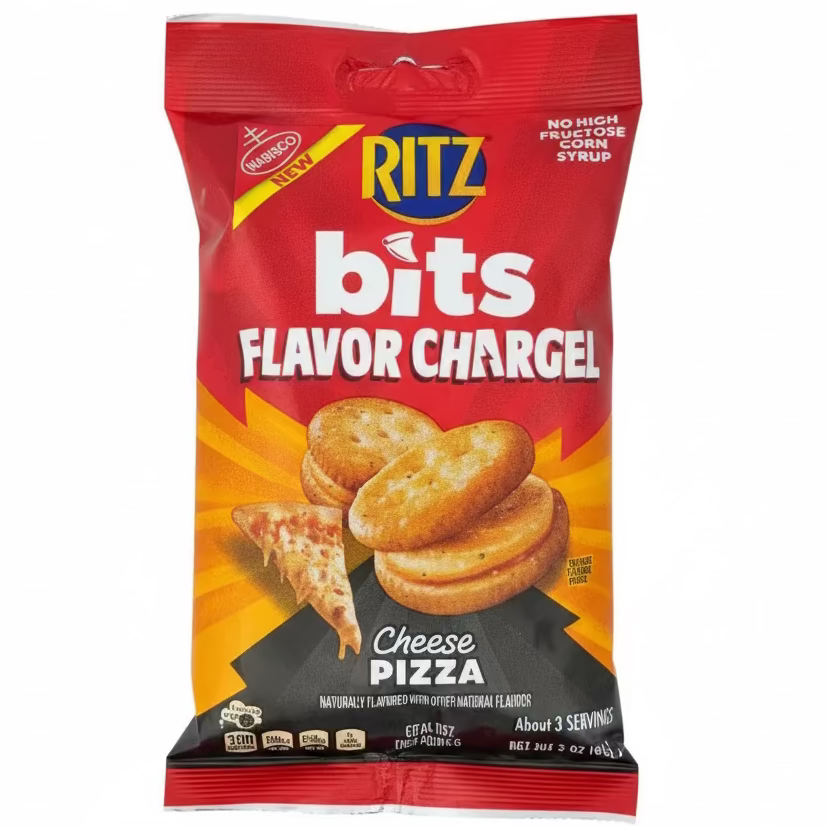 Ritz Bits Pizza Flavor Charged Cracker Sandwiches | Candy Funhouse