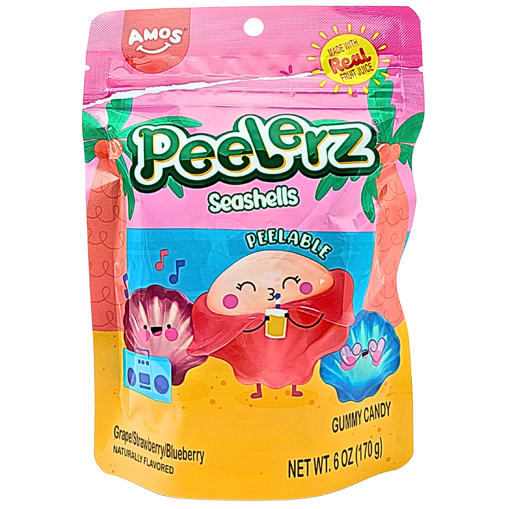 Amos Peelerz Seashells - 6oz | Candy Funhouse US