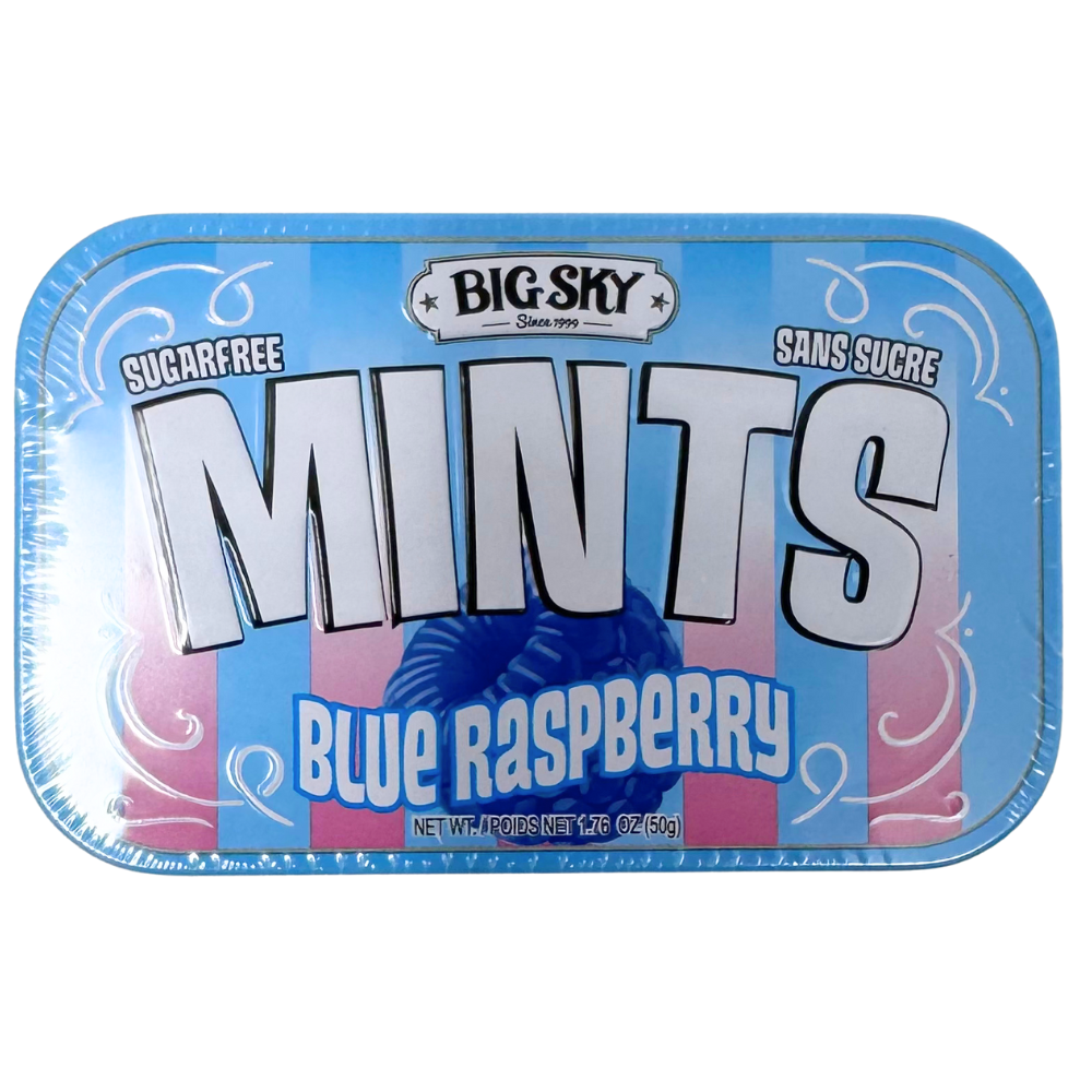 Big Sky Mints Blue Raspberry - 50g | Candy Funhouse US