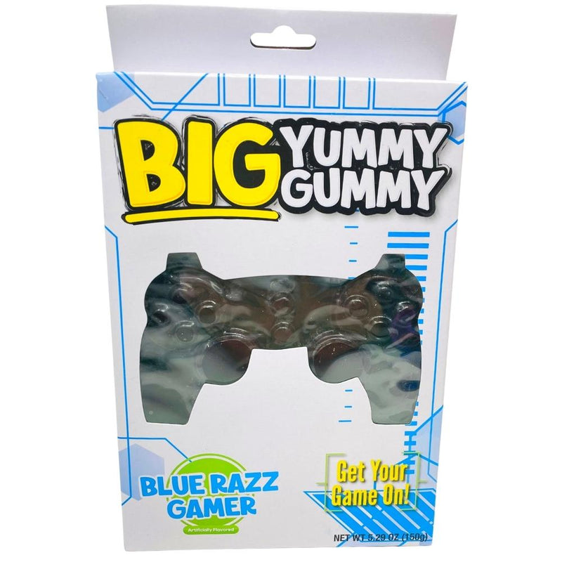 Big Yummy Gummy Blue Razz Gamer - 5.29oz-Gummies-Blue Raspberry