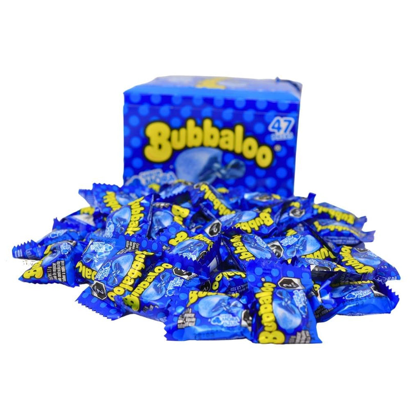Bubbaloo Blueberry Liquid Filled Bubblegum - 47ct-Mexican Candy-Made in Mexico
