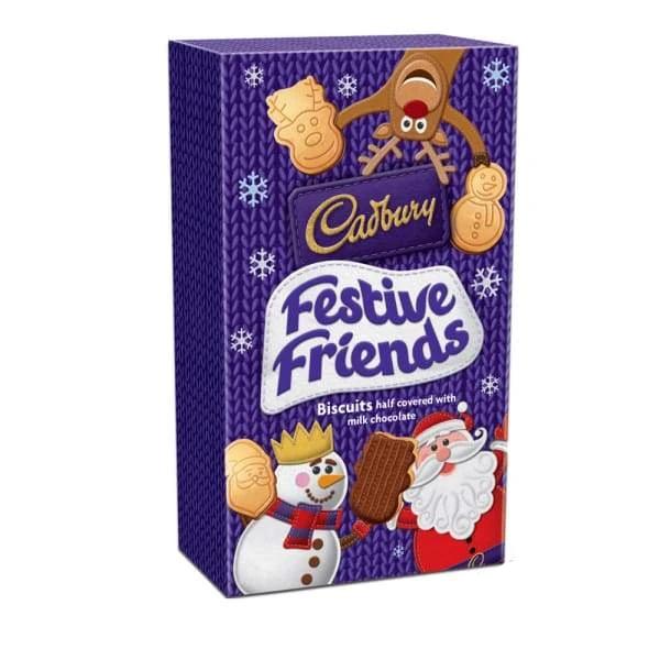 Cadbury Festive Friends Biscuits UK - 150g-Cadbury-British chocolate-Christmas chocolate