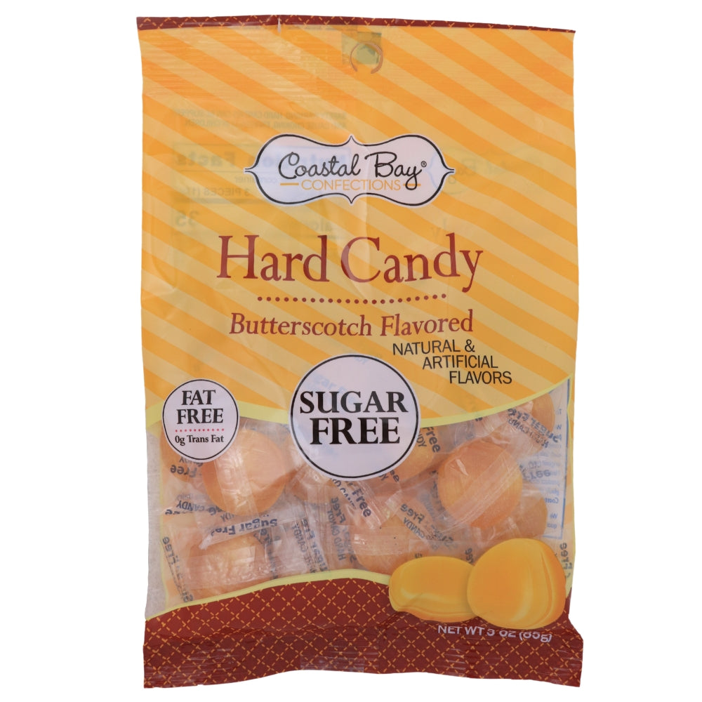 Coastal Bay Sugar Free Butterscotch Candy Candy Funhouse US