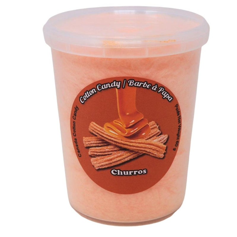 Cotton Candy Churro - 60g -Mexican Candy - Cinnamon Candy
