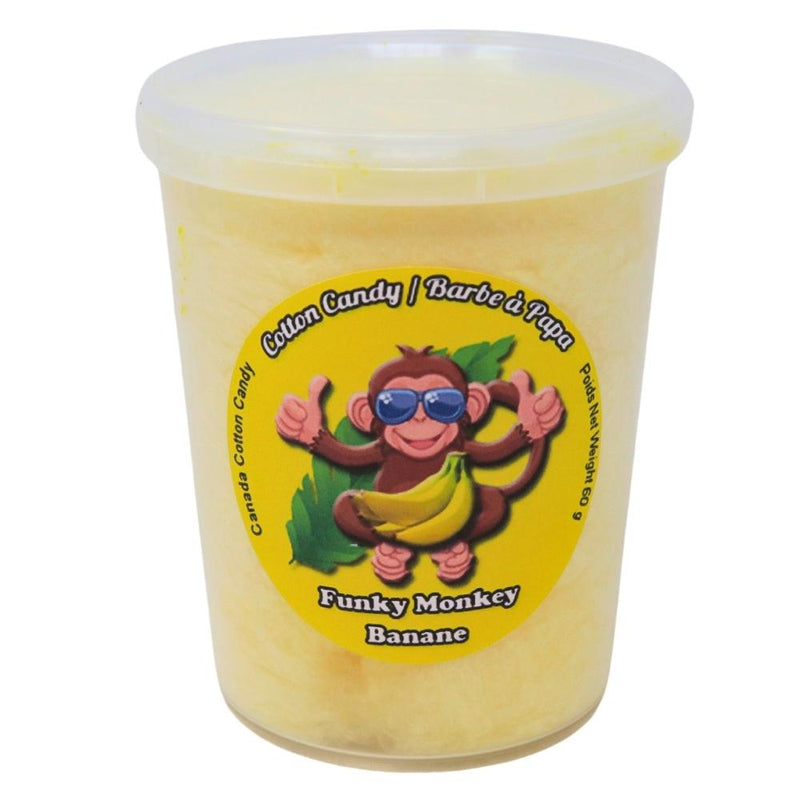 Cotton Candy Funky Monkey - 60g - Banana Candy