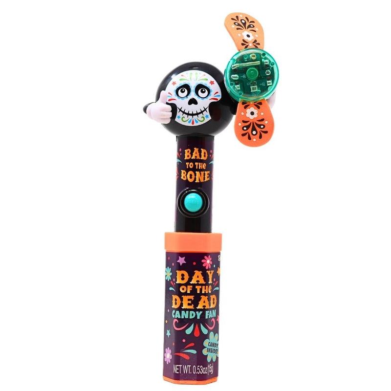 Day of the Dead Halloween Fans - .53oz -Mexican Candy - Calavera