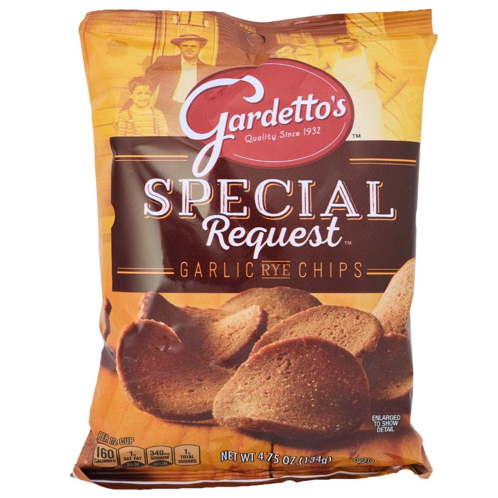 Gardetto's Original Roasted Garlic Rye Chips, Snack Mix, 5.5 oz.