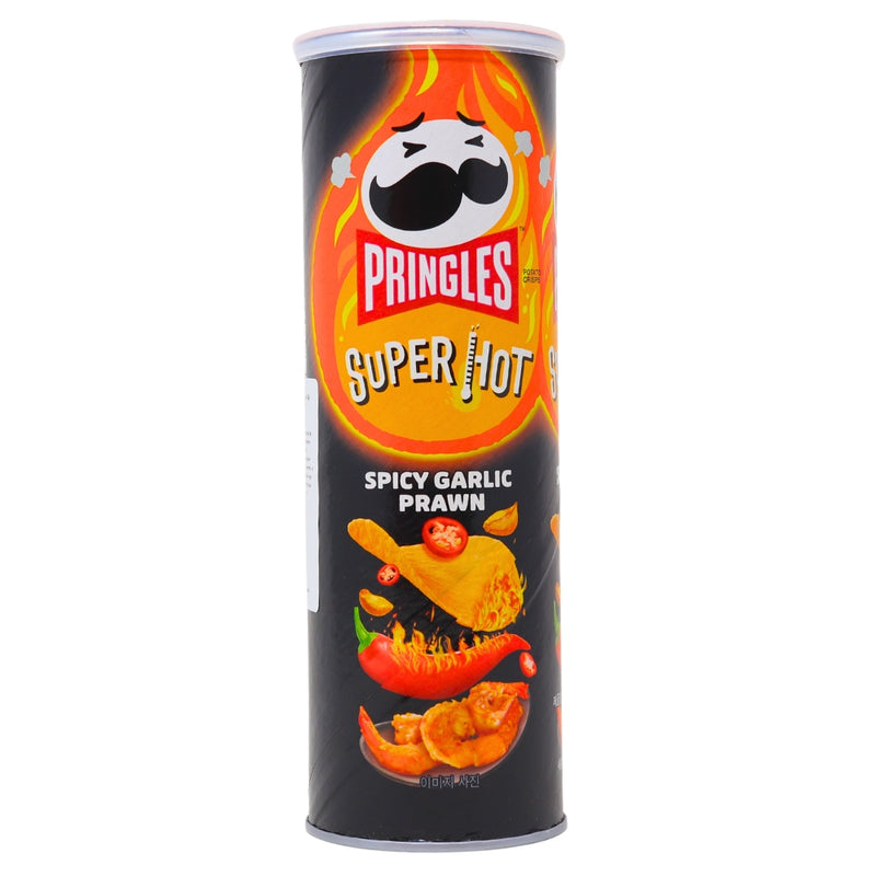 Pringles Spicy Garlic Shrimp - 110g (Korea)-Pringles-Hot Chips-Shrimp Chips