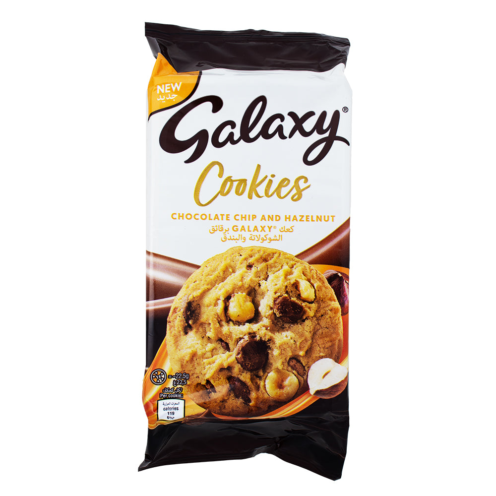 Galaxy Chocolate Chip & Hazelnut Cookies UK 180g Candy Funhouse US