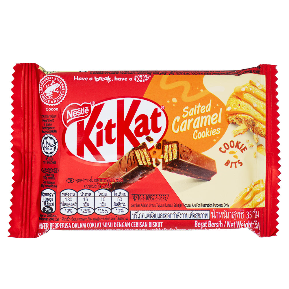 Kit Kat Salted Caramel Cookies 35g Candy Funhouse US