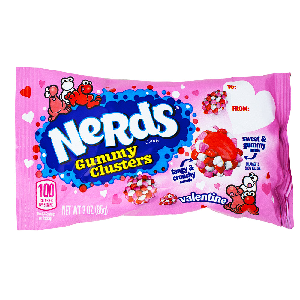Nerds Candy, Gummy Clusters, Valentine - 3 oz
