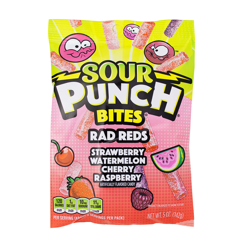 Sour Punch Bites Rad Reds - 5oz - Sour Punch -Sour Candy