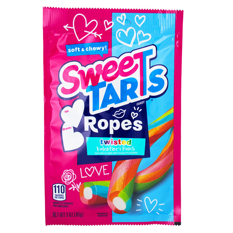 Sweetarts Ropes Twisted Valentines Punch - 3oz-Sweetarts-Valentineās Day cards for kids-Sour Candy