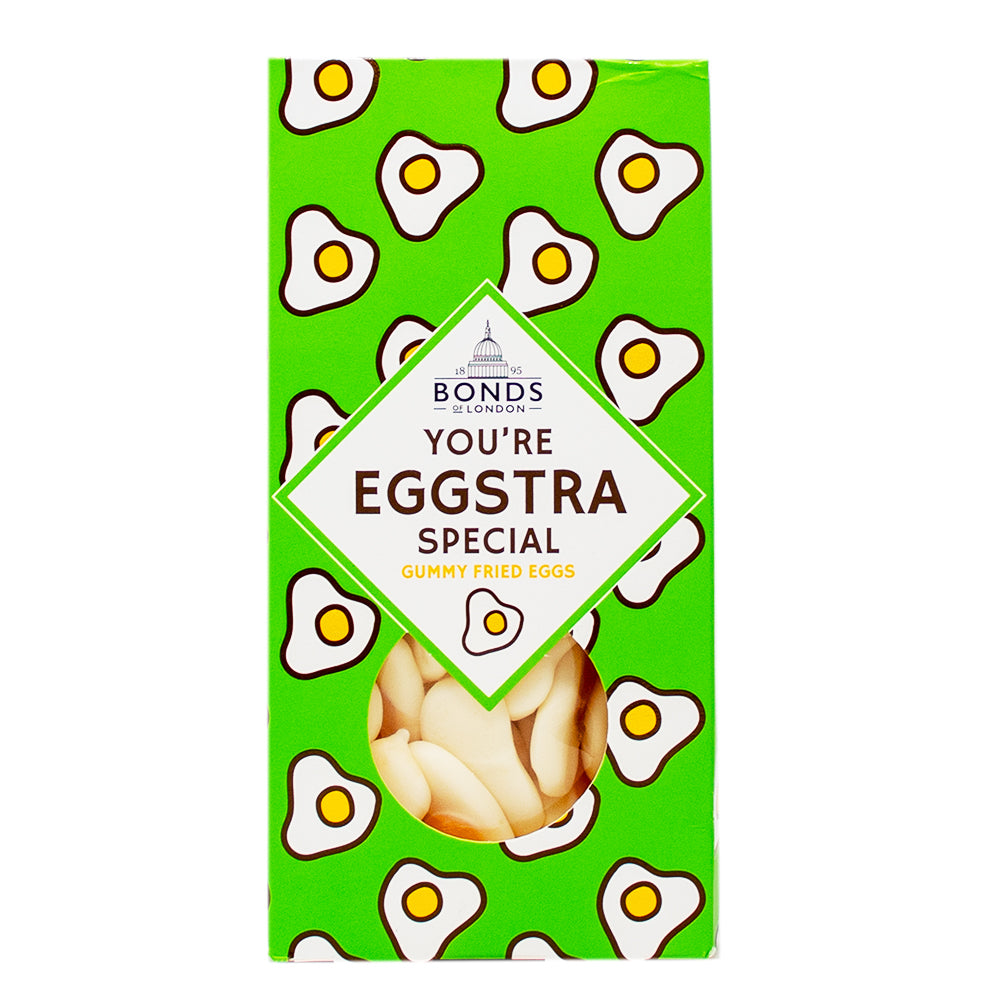 Bonds You're Eggstra Special Gummy Fried Eggs (UK) 160g Candy Funhouse US