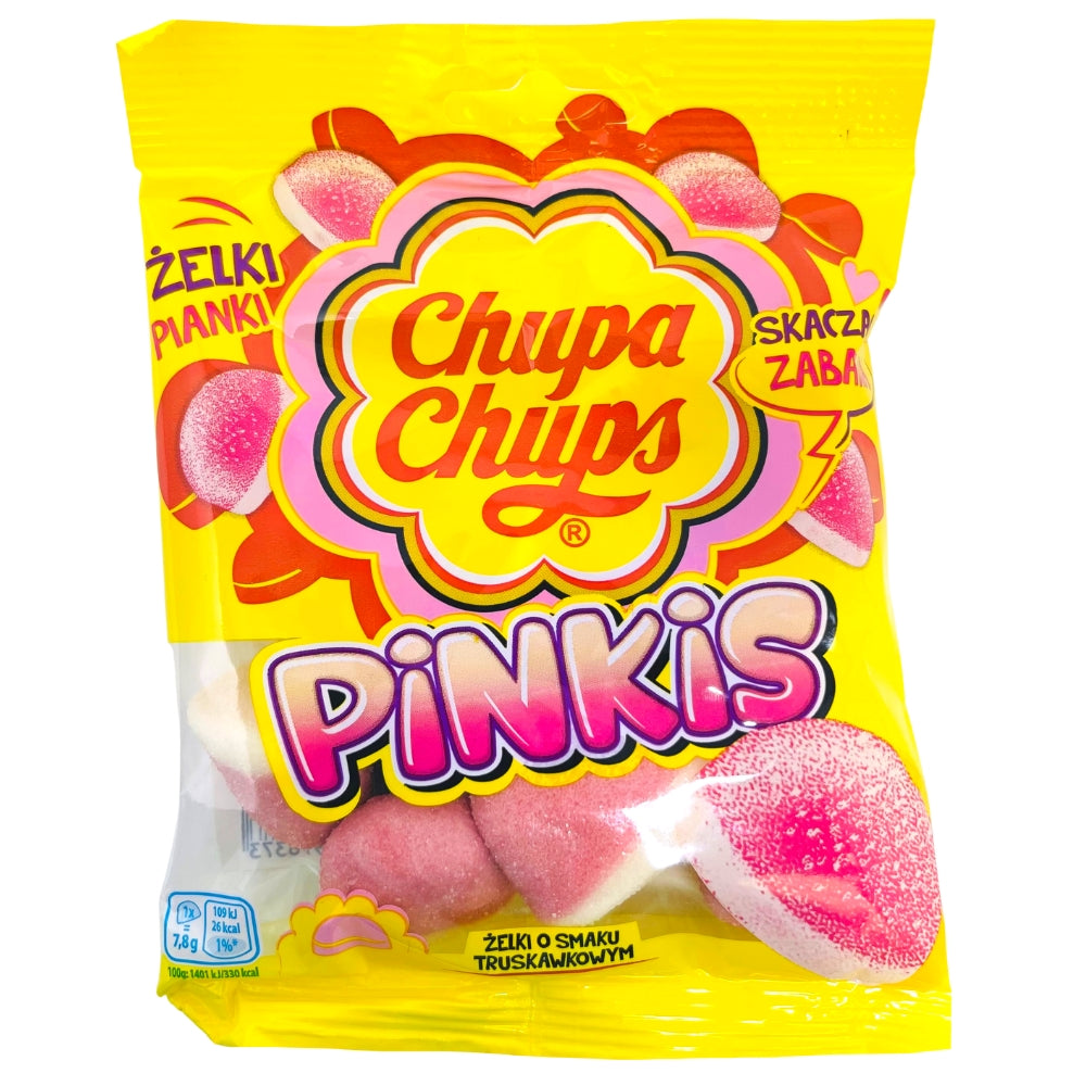 Chupa Chups Pinkis with Fruit Juice - 90g | Candy Funhouse