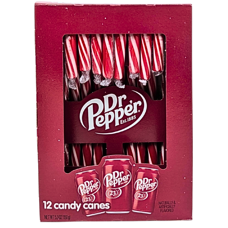 Dr Pepper Candy Canes 12ct - 5.3oz