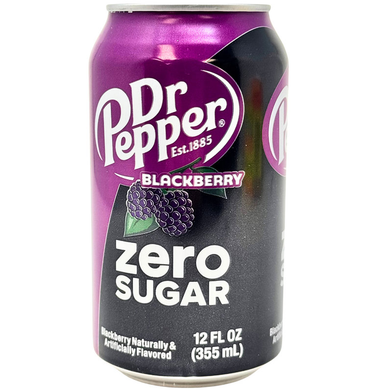 Dr. Pepper Zero Sugar Blackberry - 355ml