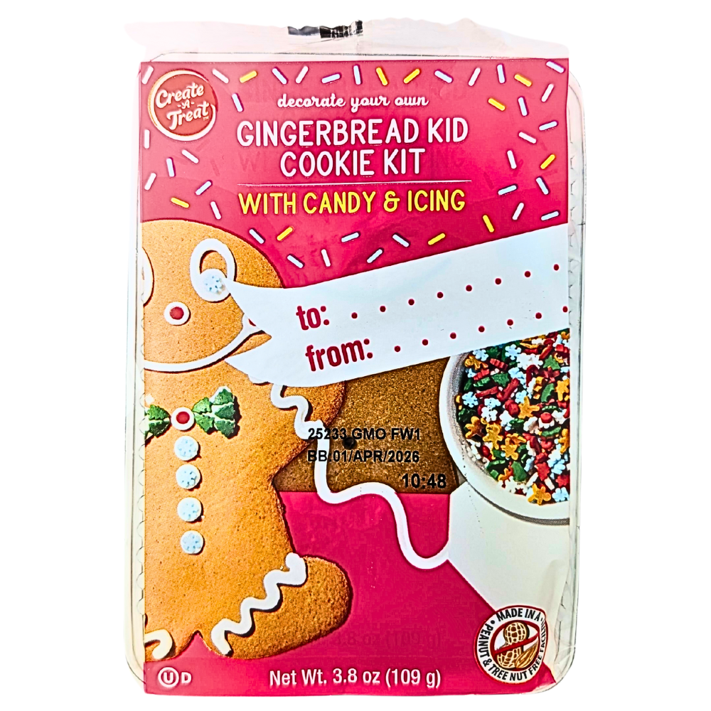 Gingerbread Kid Kit - 3.8oz | Candy Funhouse US