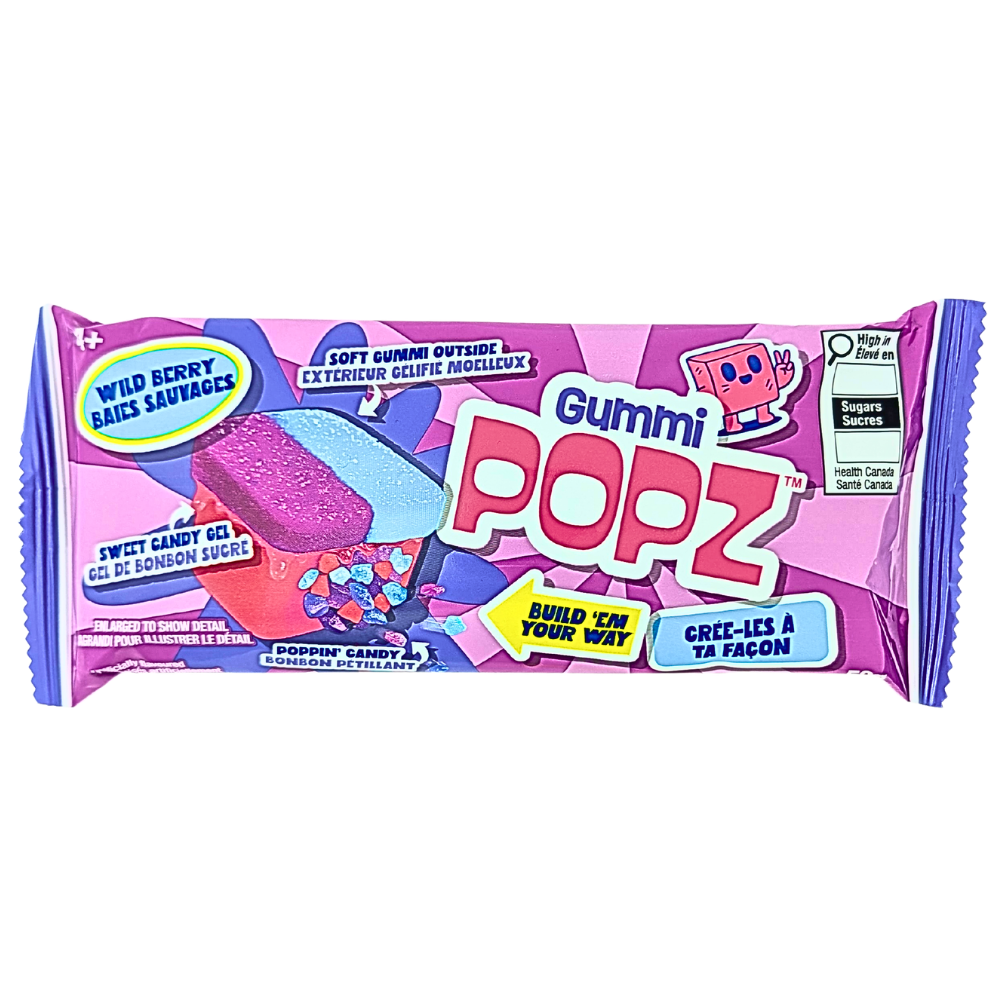 Gummi Popz Wild Berry - 52g | Candy Funhouse US
