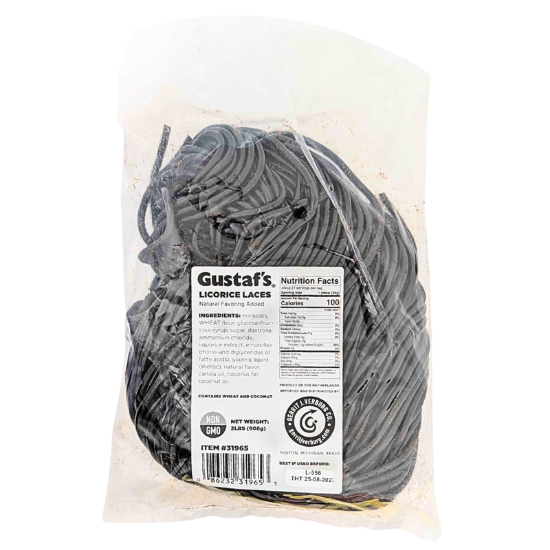 Gustaf's Black Licorice Laces