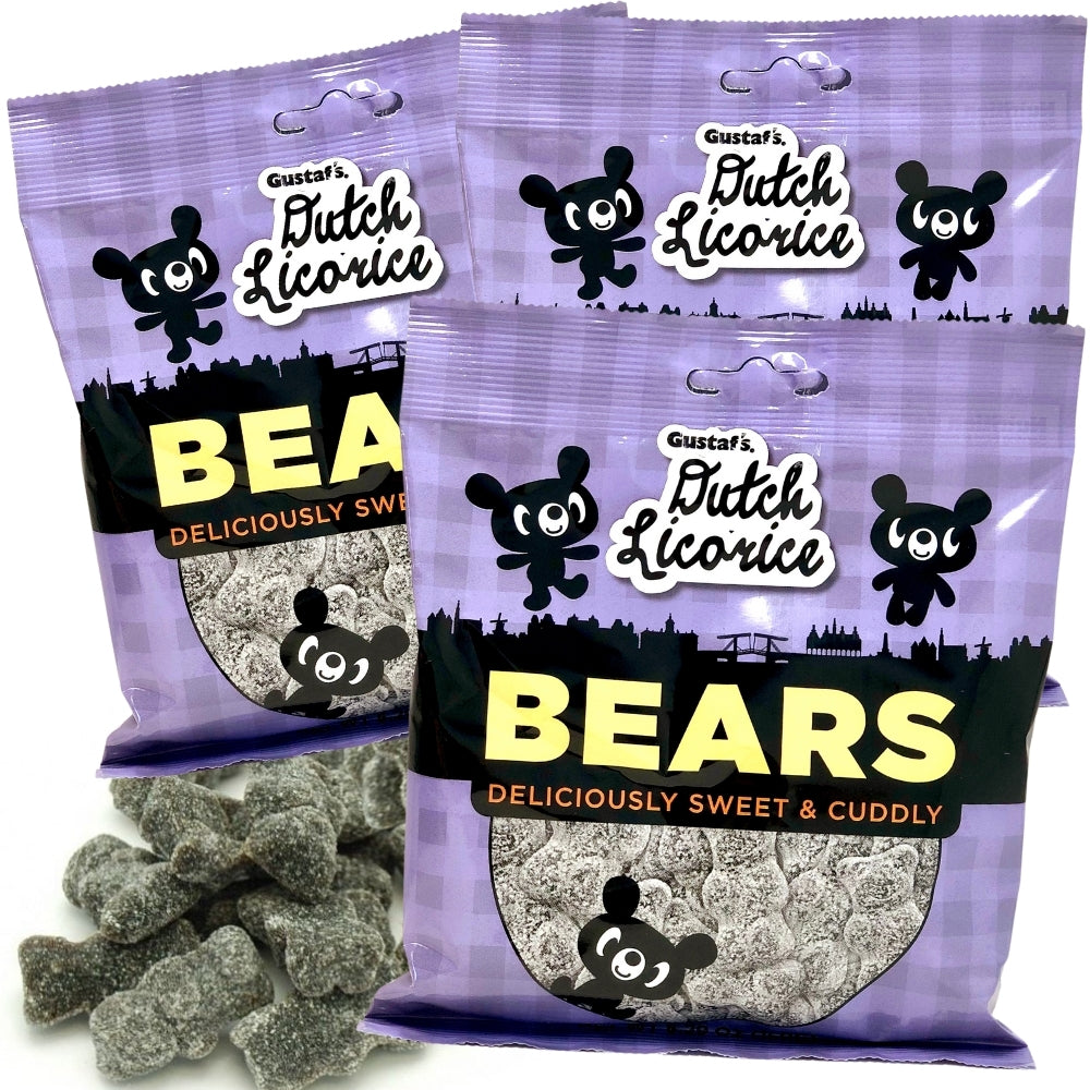 Gustaf's Sugared Licorice Bears - 5.29oz | Candy Funhouse US