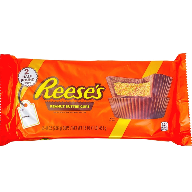 Reese's Giant Peanut Butter Cups 2 Cups 1 LB Each