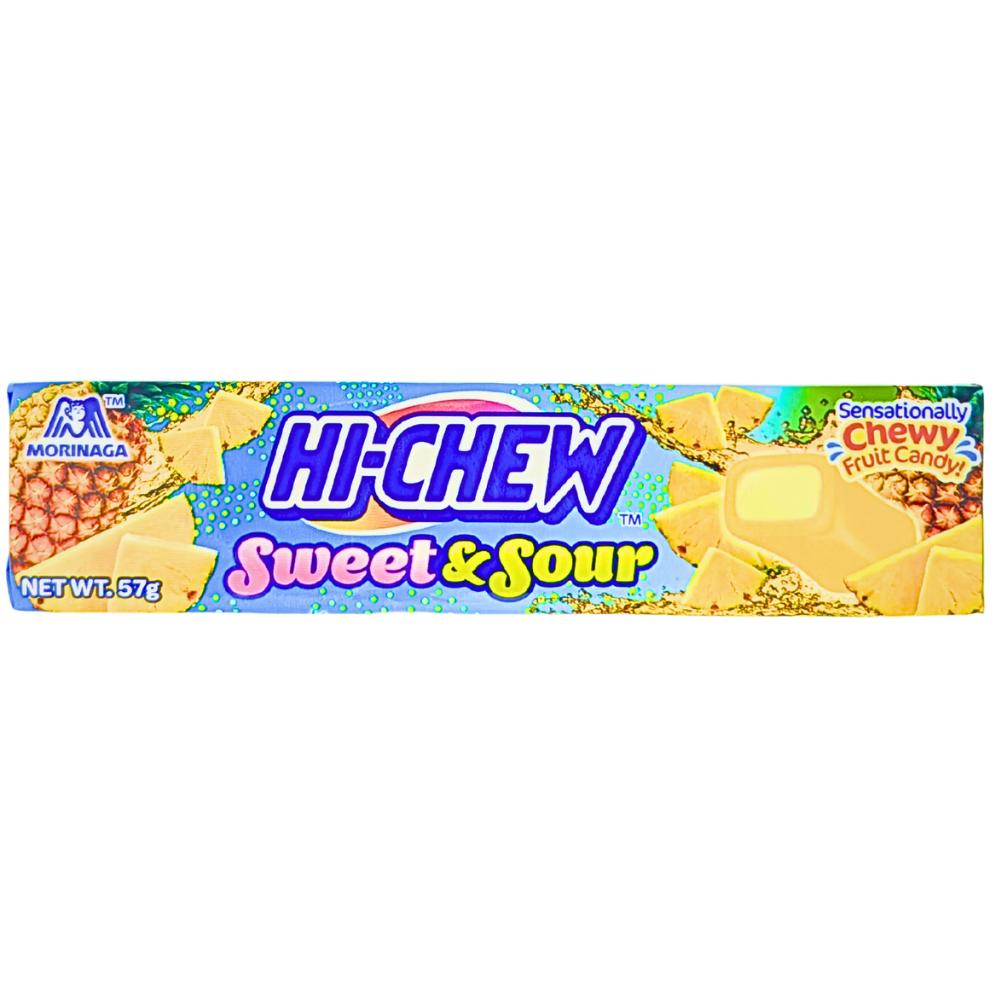 Hi-Chew Sours Pineapple (Aus) - 57g | Candy Funhouse US