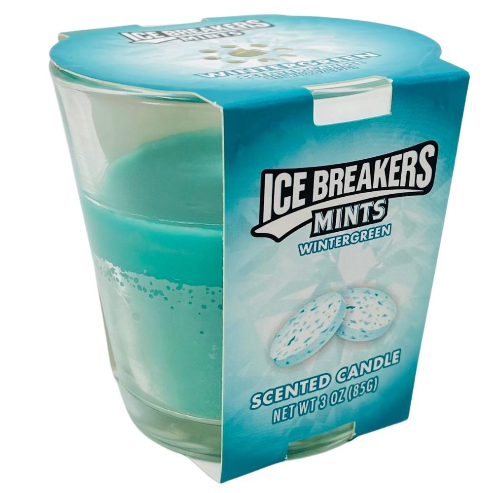 Ice Breakers Mints Wintergreen Scented Candle 85g Candy Funhouse US