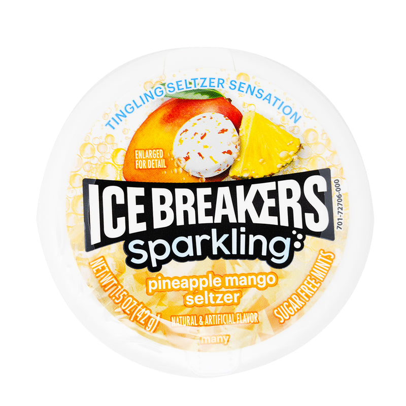 Ice Breakers Sparkling Pineapple Mango Seltzer Mints - 1.5oz