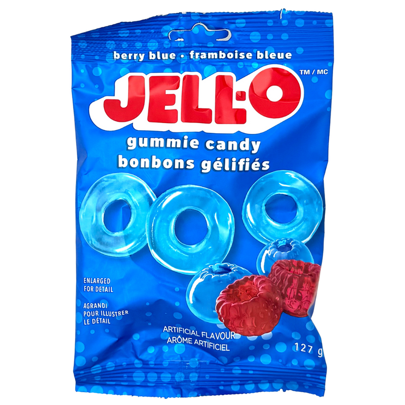 JELL-O Berry Blue Rings - 127g