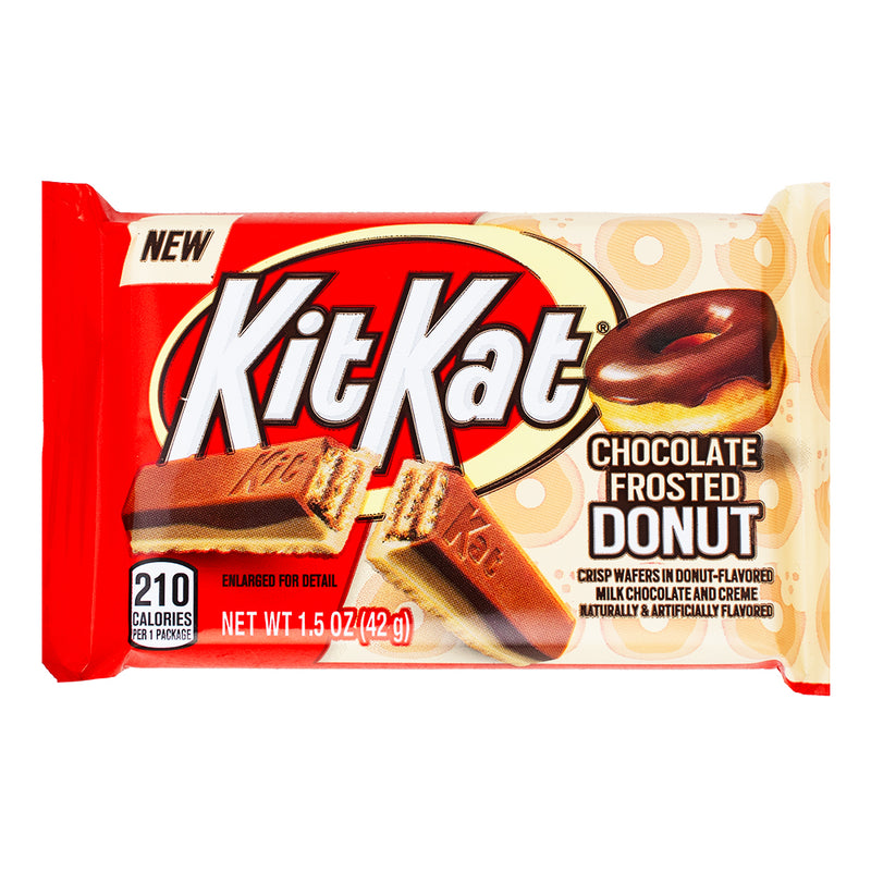 Kit Kat Chocolate Frosted Donut - 1.5oz-Kit Kat-Kit Kat flavors-chocolate donut