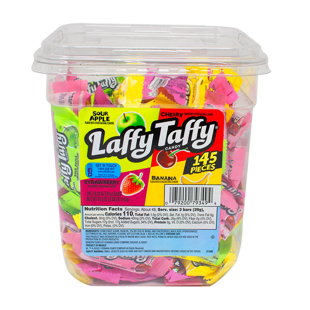Laffy Taffy Assorted Flavours-145 CT | Candy Funhouse US