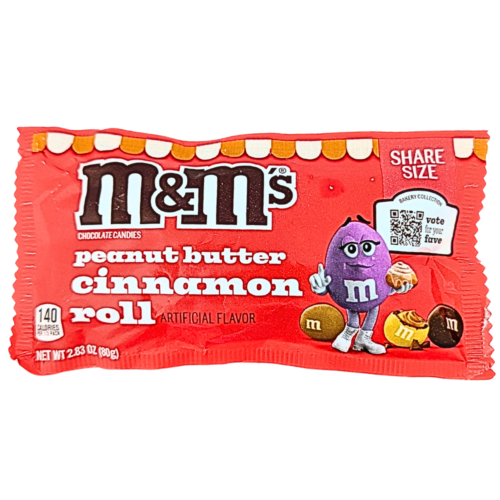 M&M's Peanut Butter Cinnamon Roll - 2.83oz | Candy Funhouse US