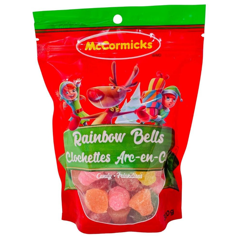 McCormick's Rainbow Bells - 300g - Chrismas Candy