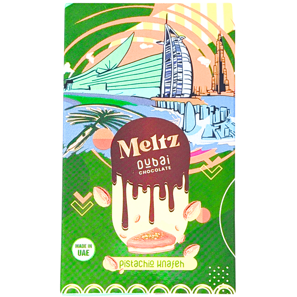 ☆meltakaです☆ Meltz Pistachio Dubai Chocolate Bar Salted Caramel 192g - Walmart.com