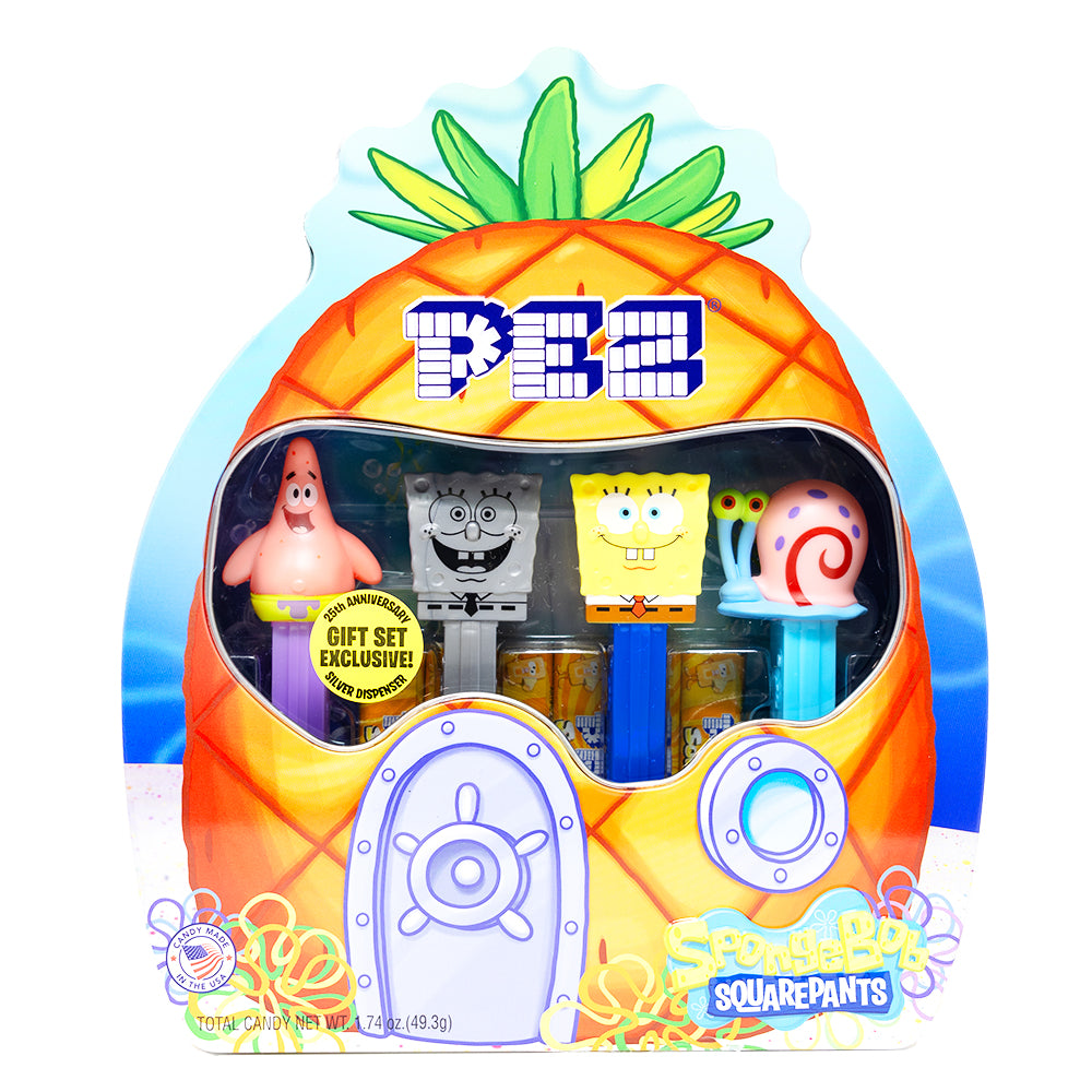 特大　スポンジボブ PEZ Spongebob Pez Exclusive Gift Set - 382g | Candy Funhouse – Candy