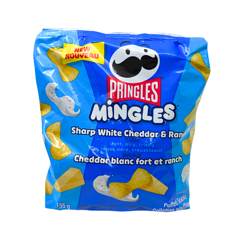 Pringles Mingles Sharp White Cheddar Ranch - 155g | Candy Funhouse