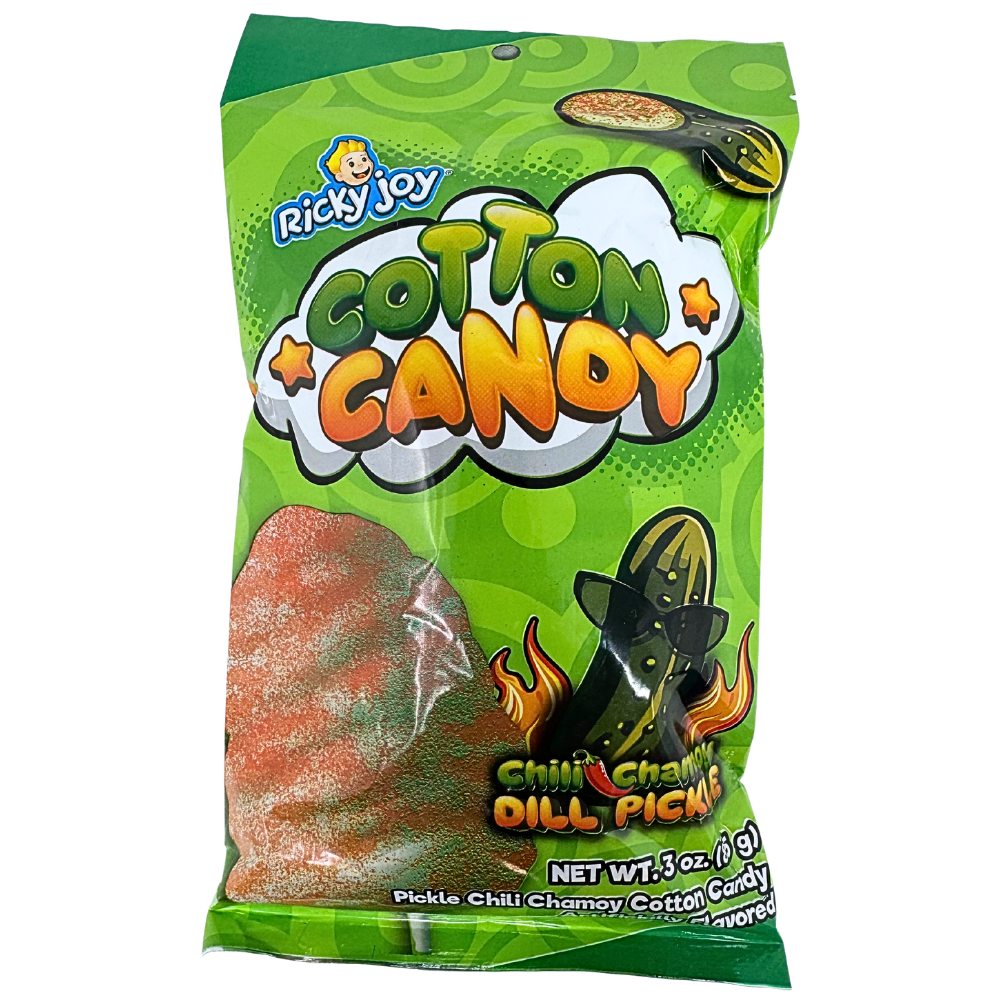 Ricky Joy Cotton Candy Chilli Chamoy Pickles - 3oz | Candy Funhouse US