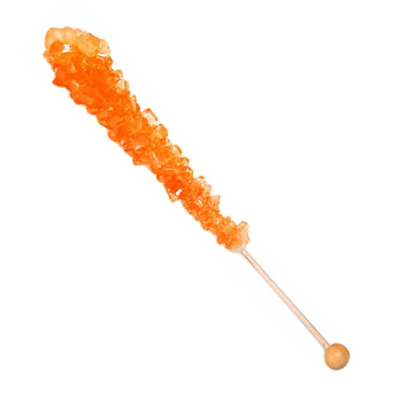 Rock Candy Sticks Orange-Old fashioned candy-Orange candy-Rock candy