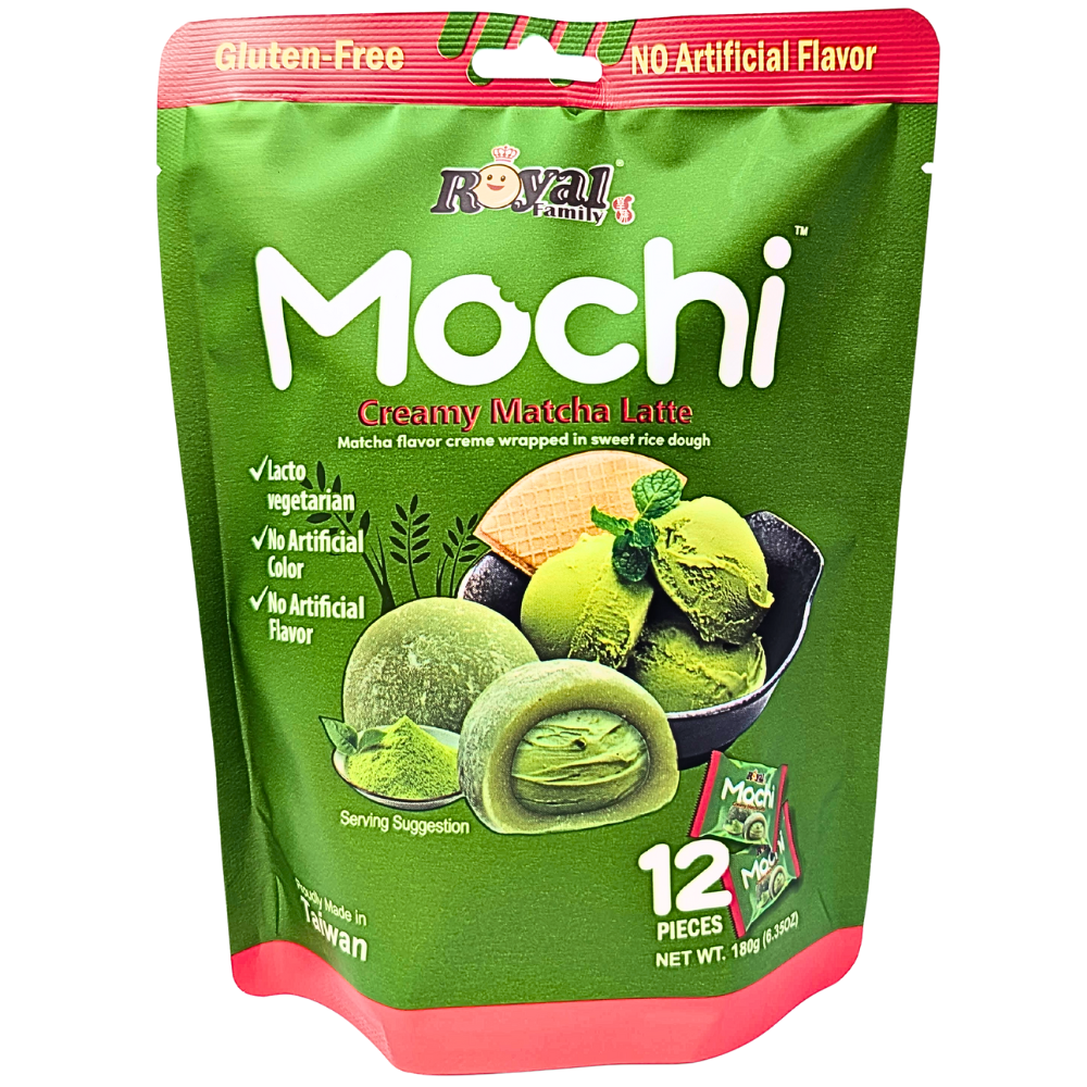 Royal Family Mochi Creamy Matcha Latte - 180g | Candy Funhouse US