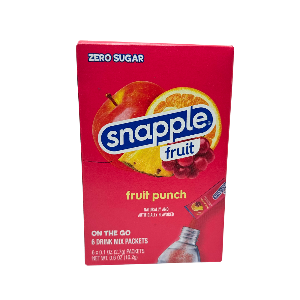 Snapple Singles To Go Zero Sugar Fruit Punch | Candy Funhouse US