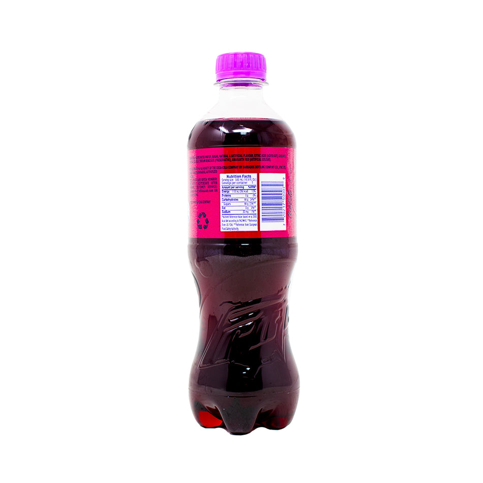 Frutee Sorreal Rush Soda (Barbados) - 500mL  Nutrition Facts Ingredients