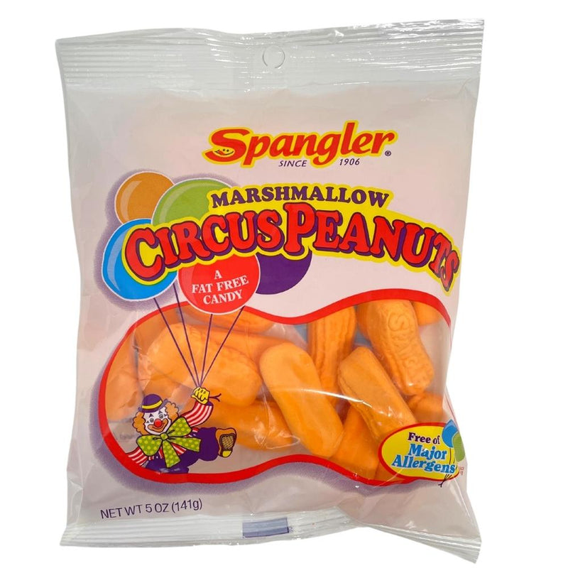 Spangler Marshmallow Circus Peanuts - 5oz